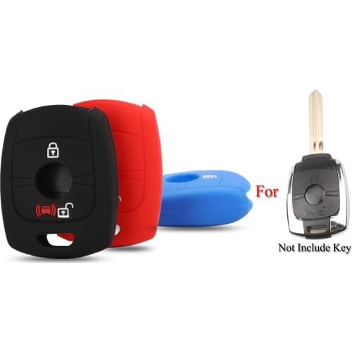Kutery Silicone Rubber Car Key Cover Case For SsangYong Actyon Korando Kyron Rexton Remote Key Protecor 2Buttons