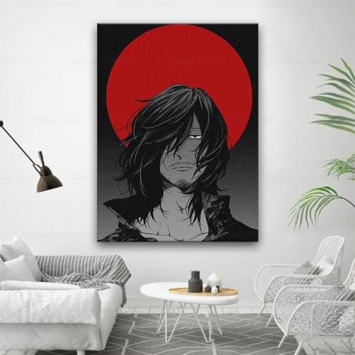 Eraser Head Shota Aizawa My Hero Academia Anime Canvas Painting Decor Wall Art Picture Home Living Room Decoration Prints Poster