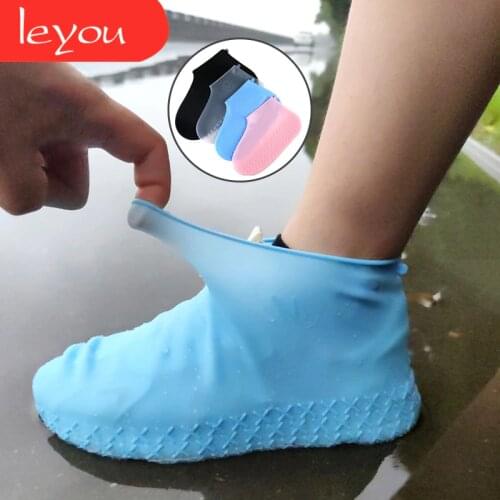 Leyou Women's Rubber Shoe Covers
