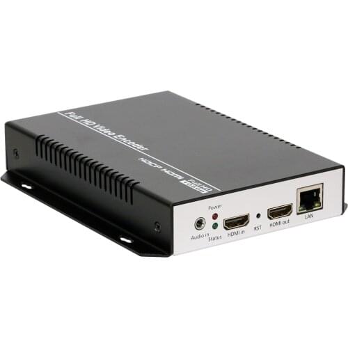 MPEG4 HDMI Video IP Encoder IPTV H.265 H.264 RTSP RTMP SRT Live Encoder for IPTV Live Broadcast Twitch Youtube Facebook