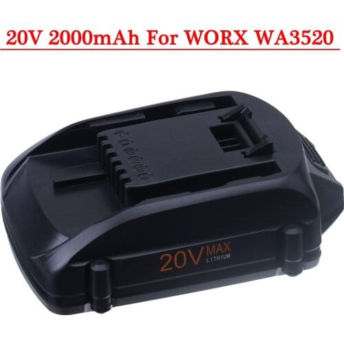 Li-ion 20V 2000mAh 40Wh Replace WA3520 Rechargeble battery pack for WORX WA3520 WG545 WG155 WG255 WG251 WG151 WG151.5 WG155 WG15