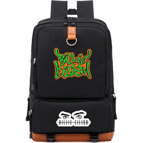 New Fashion &Boys&Girls Backpacks Billie Eilish School Bags Teenager Travel Laptop Backpack Women Knapsack Bag Femmel Mochila