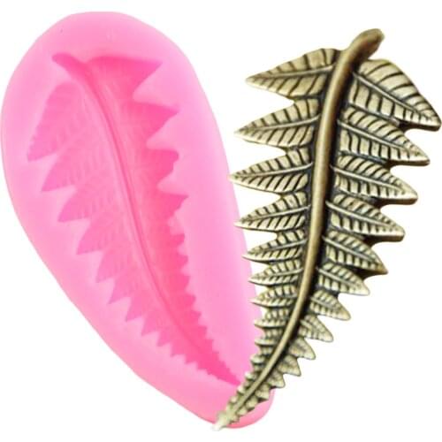 Fern Leaf Silicone Mold Leaves Fondant Molds DIY Cake Decorating Tools Candy Chocolate Gumpaste Moulds Resin Clay Jewelry Mould