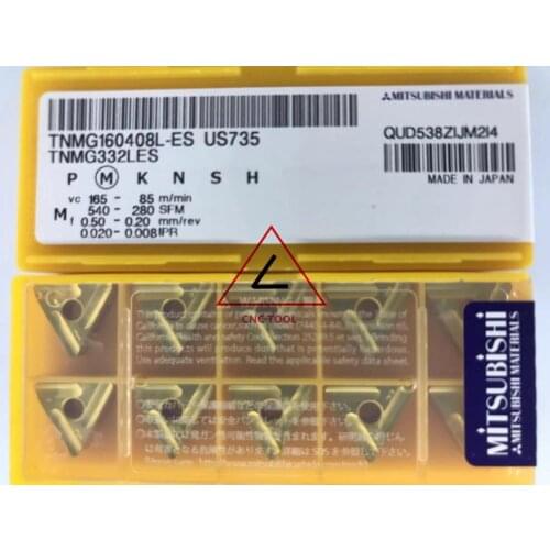 TNMG160408L-ES US735 10pcs original Mitsubishi turning insert DIAEDGE