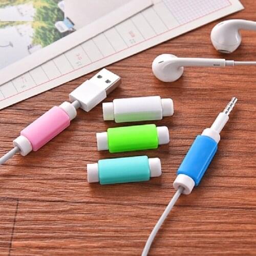 Cable Protector Saver USB Charging Data Line Protective Sleeves Cable Winder For iPhone 5s 6s Ipad mini free shipping