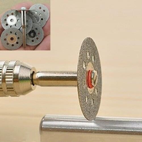 12 Pcs Rotary Tool Circular Saw Blades Cutting Wheel Discs Mandrel Dremel Cutoff MUMR999