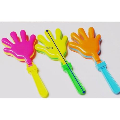 12pc Hand Clapper 14cm Noise makers Novelty Birthday Party Favor Pinata Bag Filler Gift Sound Toys Prize Kid Fiesta Goody Loot