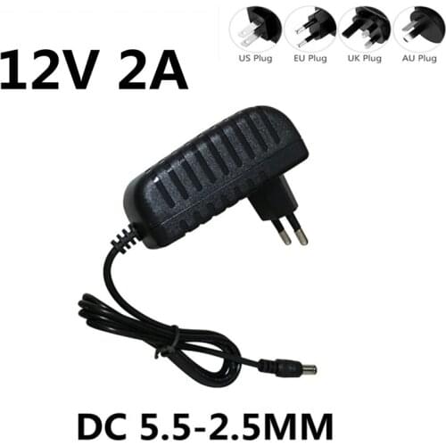 AC 100-240V to DC 12V 2A 2000ma 24W power adapter charger power supply 12 V Volt for 3D Printing Pen