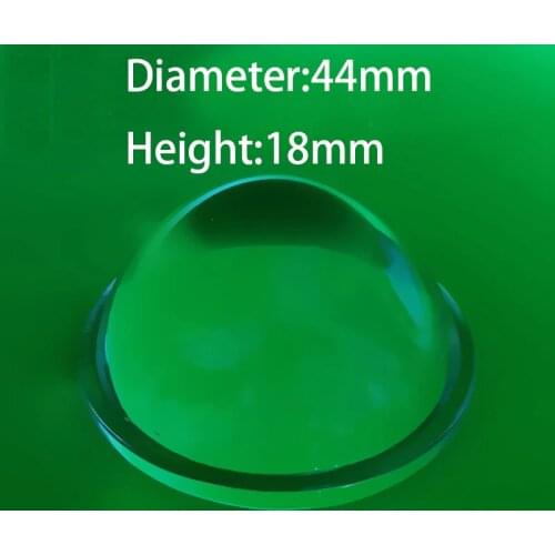 40mm 44mm Optical Glass Aspheric LED Plano Convex Lens with Concentrated Reflection Cup Kit Projection Lamp Lentes