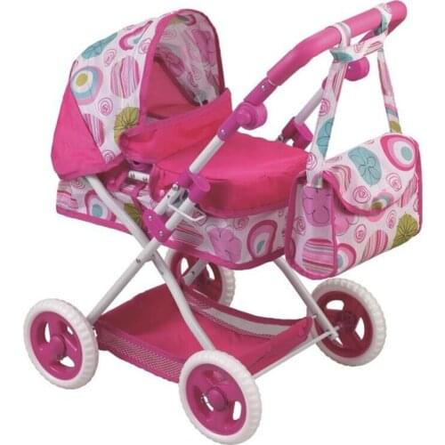 Free Shipping Toy Cart Girls Play House Childrens Toys Trolley Cart Doll Birthday Gift Childrens Toy Cart Easy To Fold Toys