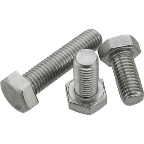 HOONGKAI M4 M5 M6 M8 M10 M12 304 Stainless Steel Left Way Hand Left-Handed Opposite Reverse Thread Hexagon Bolt Screw