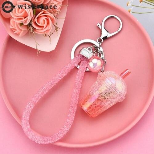The new fashion personality shine small ornament Key chain pendant jewelry wholesale kettle