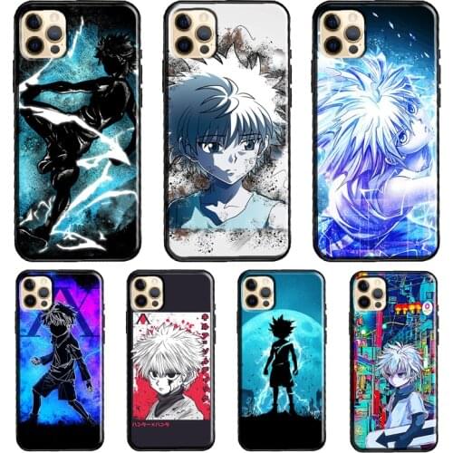 Killua Zoldyck Hunter X Hunter Silicone Case For iPhone XR X XS MAX SE 2020 6S 7 8 Plus 12 Mini 11 Pro Max Shell Cover