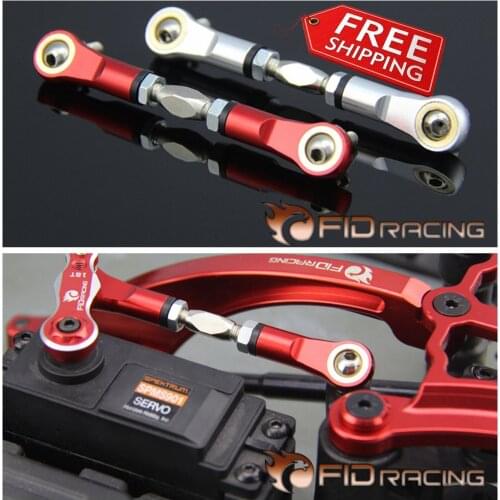 FID Adjustable turnbuckle tie rod for Losi Desert buggy XL Losi DBXL 1/5 rc car gas red/silver choose 1pc