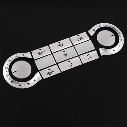 Car Central Control Air Conditioning Switch Button Trim Cover For Mercedes Benz A B CLA GLA Class W176 W246 C117 W117 Coupe X156