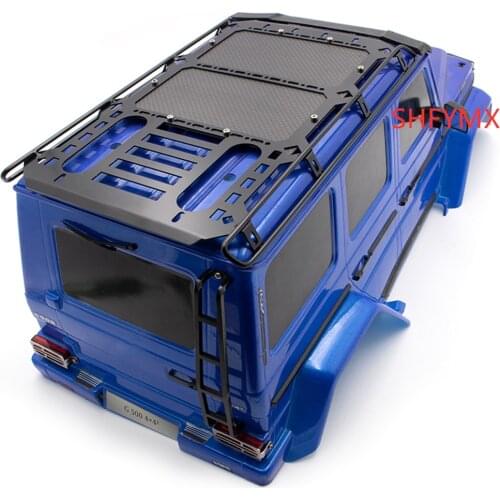 Metal Roof Luggage Rack For 1/10 Rc Car Benz G500 4X4 Body Shell & TRAXXAS-TRX4 Chassis