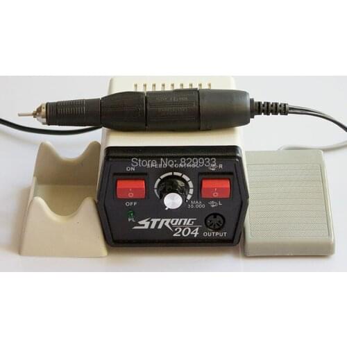 Micro-Motor Grinder Strong 204/102L Original Korea PCB Board Drilling Dental Grinding Manicure Nail Polishing Jade Gem Carving