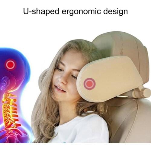 Soft Car Headrest Universal Double-sided Soft PVC Kids Adults Head Support Vehicle Neck Pillow for SUV Car Accessories Goods