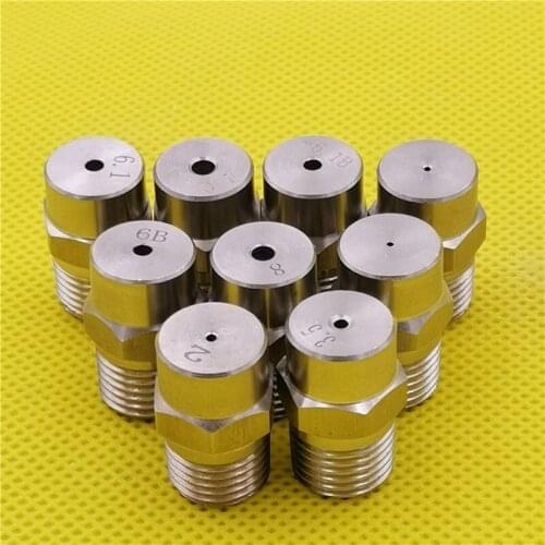 Low pressure stainless steel water full cone spray nozzle washer micro cleaner cooling solid cone spray nozzle water humidify