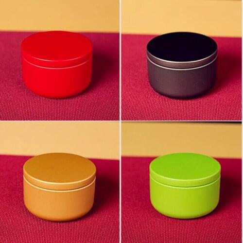 Newest!!!Portable Mini 10g Small Bubble Can Seal Metal Tea Can Tinplate Round Stretch Candle Can