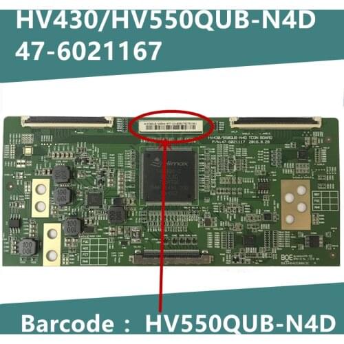 New HV430QUB-N4D 47-6021167 barcode HV550QUB-N4D logic board