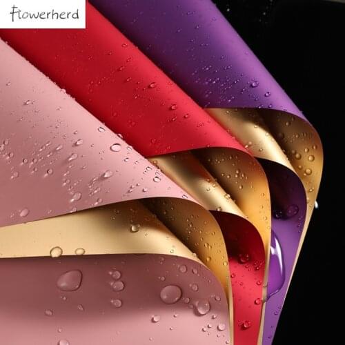 Flower Bouquet Wrapping Paper Craft Paper Flower Wrapping Paper Double Side Two-color Waterproof Thickening Gift Packaging Paper