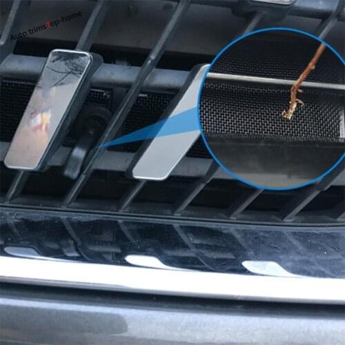 Yimaautotrims Front Head Grille Insert Net Insect Screening Mesh Cover Trim Fit For Peugeot 3008 3008GT 2017 - 2020 Accessories