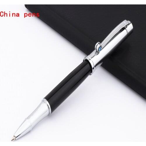 Luxury Y03 diamond A hook Black Colour Business office Medium Nib Rollerball Pen New