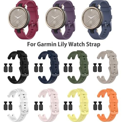 Silicone Strap for Garmin Lily Band Bracelet for Garmin Lily Women Fitness Smart Watch Sport Wristband Replacement Accessory