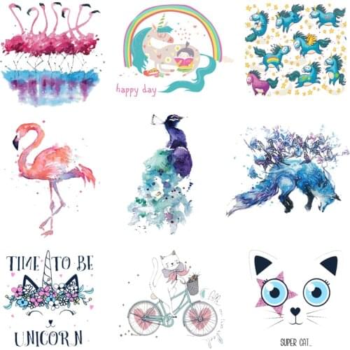 Iron-on Transfers for Clothing Patches Heat Tramsfer Stickers Stripe Diy Fashion Patch Fusible Applique Vinyle Thermocollant A