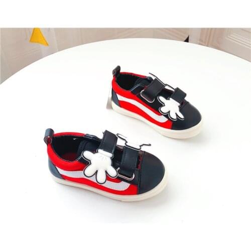 Disney Spring Cartoon Mickey Children Canvas Shoes Kids Sneakers Baby Shoes Boys Girls Board casual Shoes
