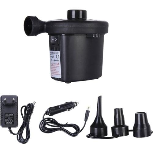 668C Portable Electric Air Pump Air Mattress Boat Car Auto Air Inflatable Pump For Car Home Use Camping Inflator