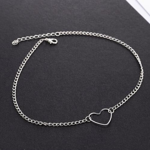 Pendant Necklace Crystal Necklace Women Fashion Holiday Beach unique Jewelry Wholesale Fashion 2019 Heart shaped Chain Necklace