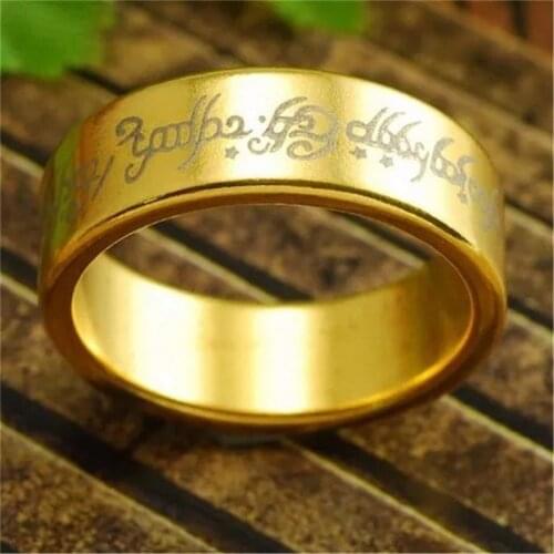 Gold PK Ring Lettering Magic Rings Strong Magnetic Ring Size 18 19 20 21mm Magic Tricks Magic Props