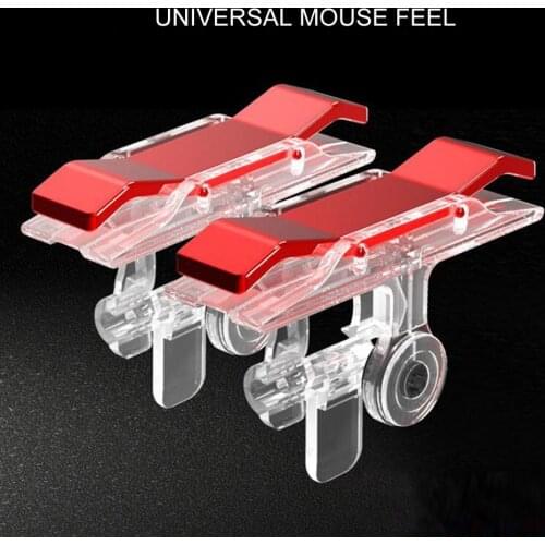 2Pcs Sensitive Touch E9 Gaming Triggers Non-slip Multifunctional Stable Gaming Joystick Trigger Gamepads for Mobile Mobiles