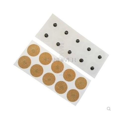 200pcs/lot titanium discs patch magnetic therapy plaster pain relief titan tape massage muscle relax magnet treatment stickers