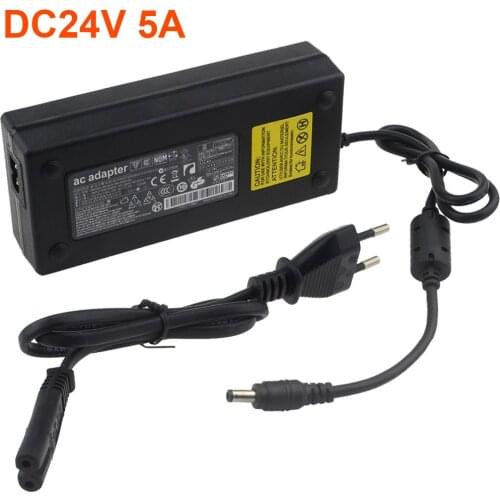 5.5mmx2.5mm 24v 5A 5000ma Switching Power Supply for Amplifier Board Power Supply 24v Power Supply 24v5a Power Adapter 120W
