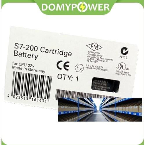 S7-200 Battery 6ES7291-8BA20-0XA0 Cartridge PLC 22X Cartridge Battery for CPU 22X Siemens PLC S7-200 6ES7291-8BA20-0XA0 Siemens