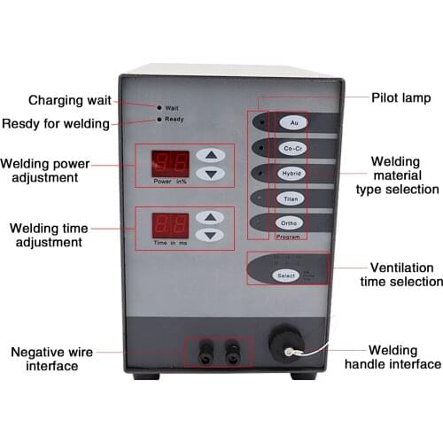 Stainless Steel Spot Laser Welding Machine 110V/220V Automatic Numerical Control Pulse Argon Arc Welder for Soldering Jewelry