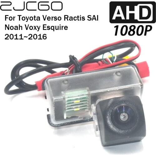 ZJCGO Car Rear View Reverse Backup Parking Reversing Camera for Toyota Verso Ractis SAI Noah Voxy Esquire 2011~2016