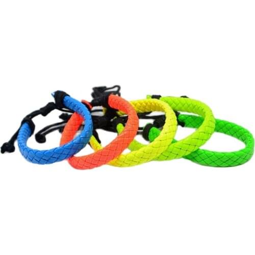 Leather Weave Wristbands Bracelets Fashion Jewelry