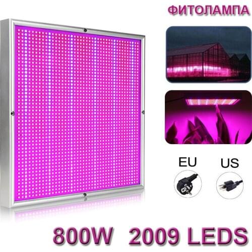Fitolampy LED Grow Light 800W 2009 Leds Phyto Lamp For Plants Seedlings Indoor Full Spectrum Growing Lamp Fito Led Grow Tent Box