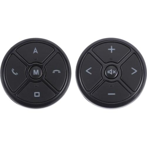Car Steering Wheel Remote Control Button Wireless DVD GPS Navigation Radio Remote Control Button Knob Auto Parts Car Accessories