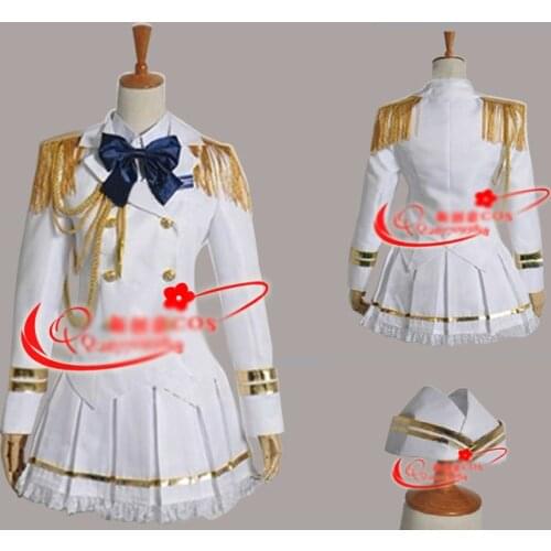 Uta no Prince-sama Haruka Nanami Fan-fiction Army Military Cosplay Uniform Costumes with hat