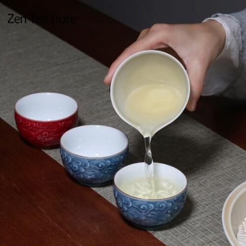 Creative Tea Cup Kiln Change Tea Cups Ceramics Mugs Beer Tea Mug Whiskey Glass Drinkware Cup Ceramic Latte Specialized Coffee