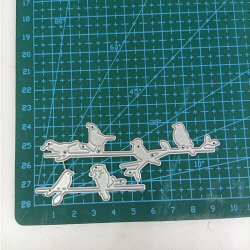 Metal Cutting Dies Cute Bird Border rame DIY Stencils Scrapbooking Photo Album Embossing Paper Card Making Decor 2021 Punch