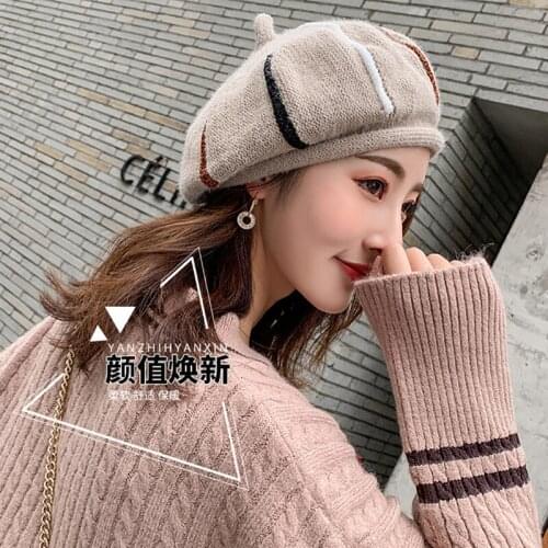Fashion Winter Hat Women Pure Rabbit Fur Double Warm Ladies Hats Bonnet Cute Caps for Women Adjustable