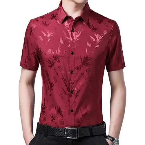 2021 Designer Fashion Summer Short Sleeve Mens Clothing Luxury Print Shirt for Men Shirts Vintage Streetwear Jerseys Dress 1082
