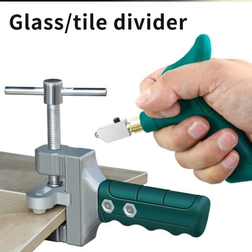 Professional Glass Cutter Set for Glass Tile Cutting Tile Cutter Manual Glass Tile Cut Tool Diamond Glass Cutter Set