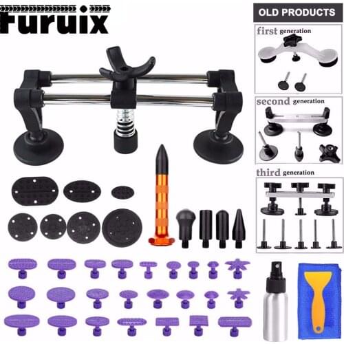 Tools Car Repair Tool Kit Dent Puller with Double Pole Bridge Paintless Dent Puller for Auto Dent Removal hail damage